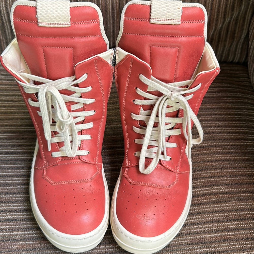 Rick Owens Geo High Tops. Size 35. Sold as is. No box. Will ship in shipping box